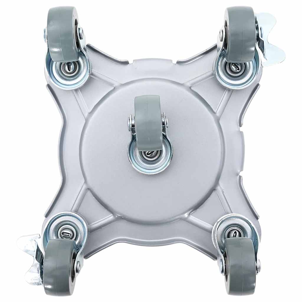 vidaXL Ρόλοι Επίπλων 4 τεμ. με Ανυψωτικό 15,5x15,5x5,5 εκ. Ατσάλι 1000 kg