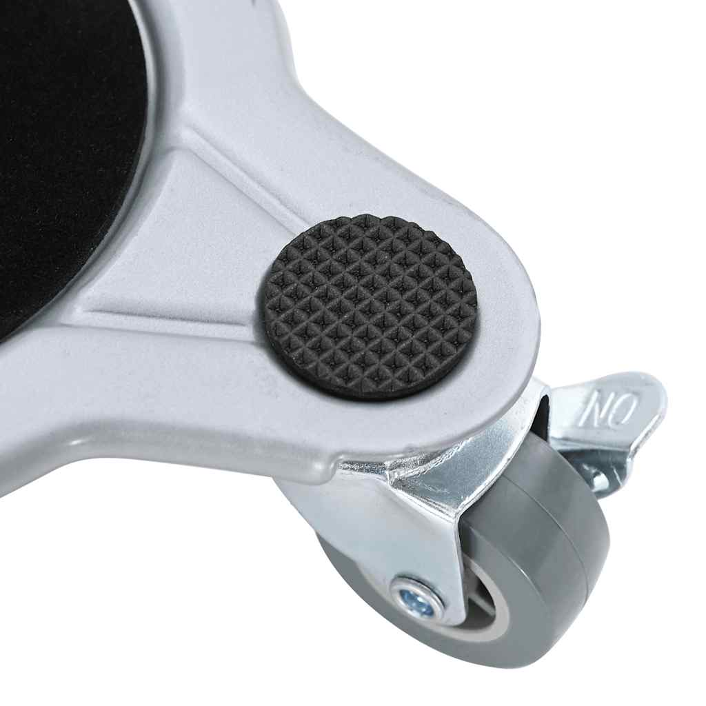 vidaXL Ρόλοι Επίπλων 4 τεμ. με Ανυψωτικό 15,5x15,5x5,5 εκ. Ατσάλι 1000 kg