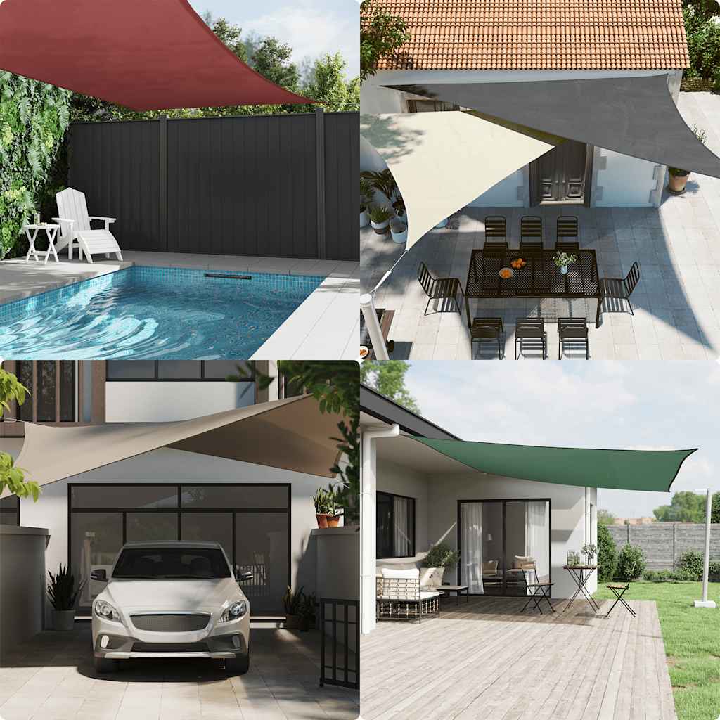 vidaXL Σκίαστρο Πανιού Πορτοκαλί 2x2x2 μ. 100% Πολυεστέρας Oxford