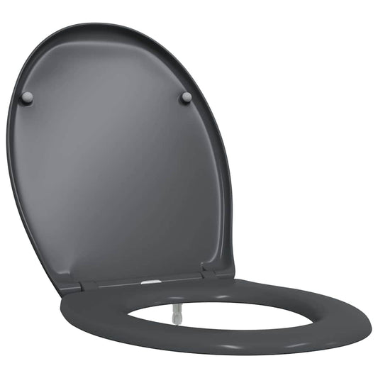 vidaXL Λεκάνη Ανθρακί 44,8 x 37,3 x 4,2 εκ Δυροπλάστ