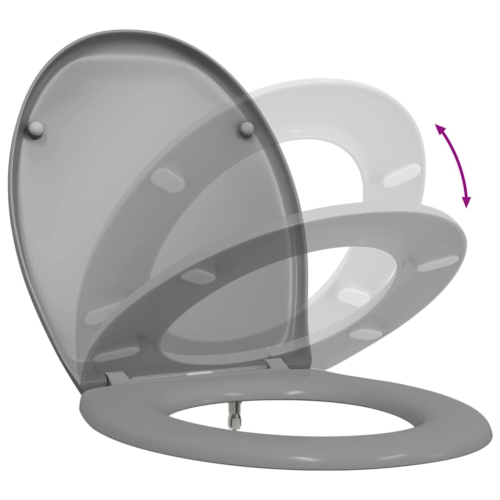 vidaXL Λεκάνη Γκρι 44,8 x 37,3 x 4,2 εκ Δυροπλάστ