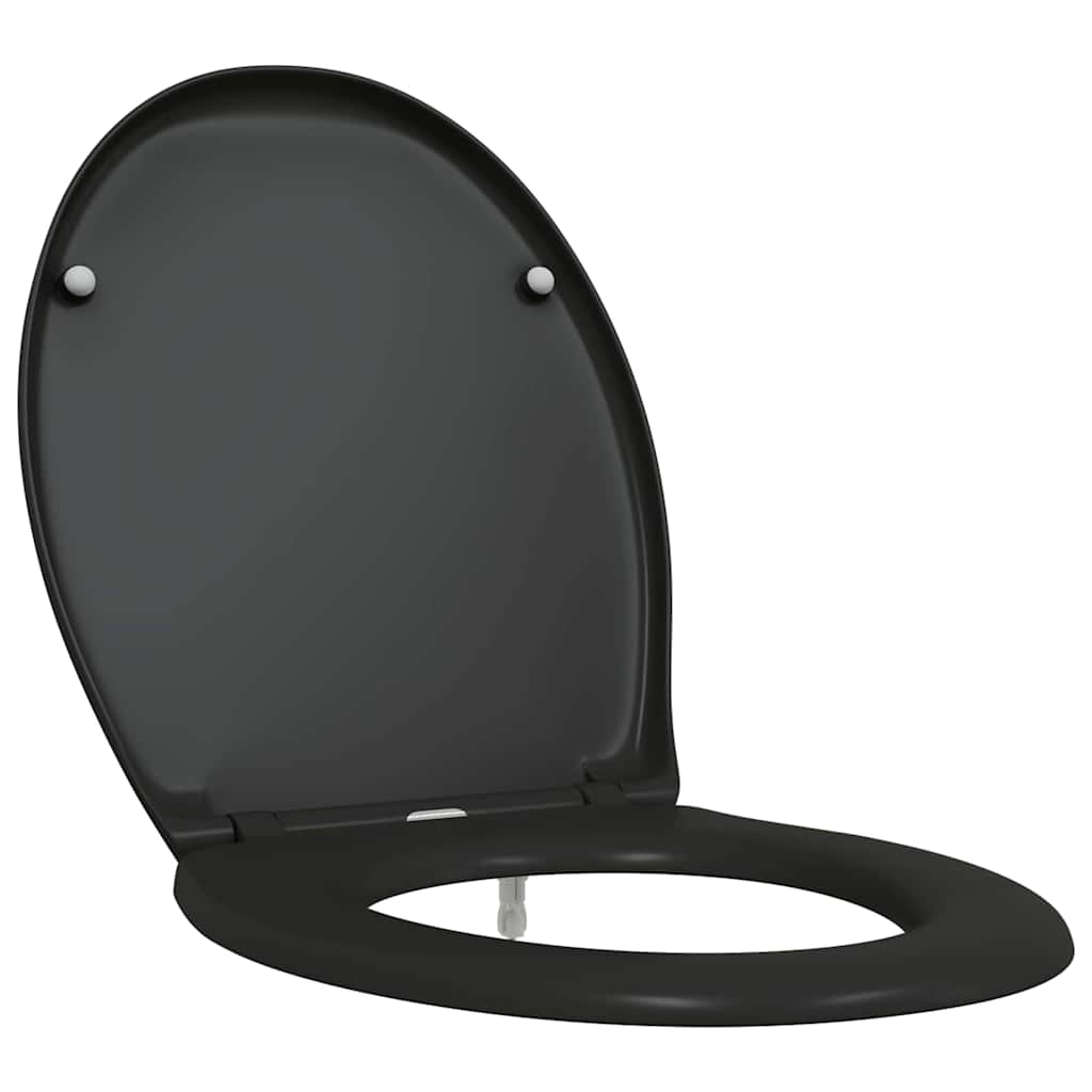 vidaXL Λεκάνη Μαύρο 44,8 x 37,3 x 4,2 εκ Δυροπλάστ