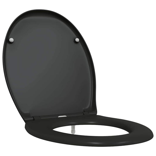 vidaXL Λεκάνη Μαύρο 44,8 x 37,3 x 4,2 εκ Δυροπλάστ