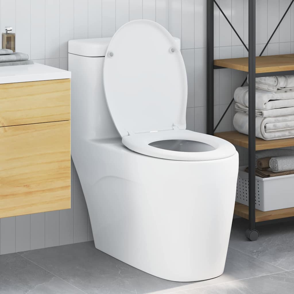 vidaXL Λεκάνη Λευκό 44,8 x 37,3 x 4,2 εκ Δυροπλάστ