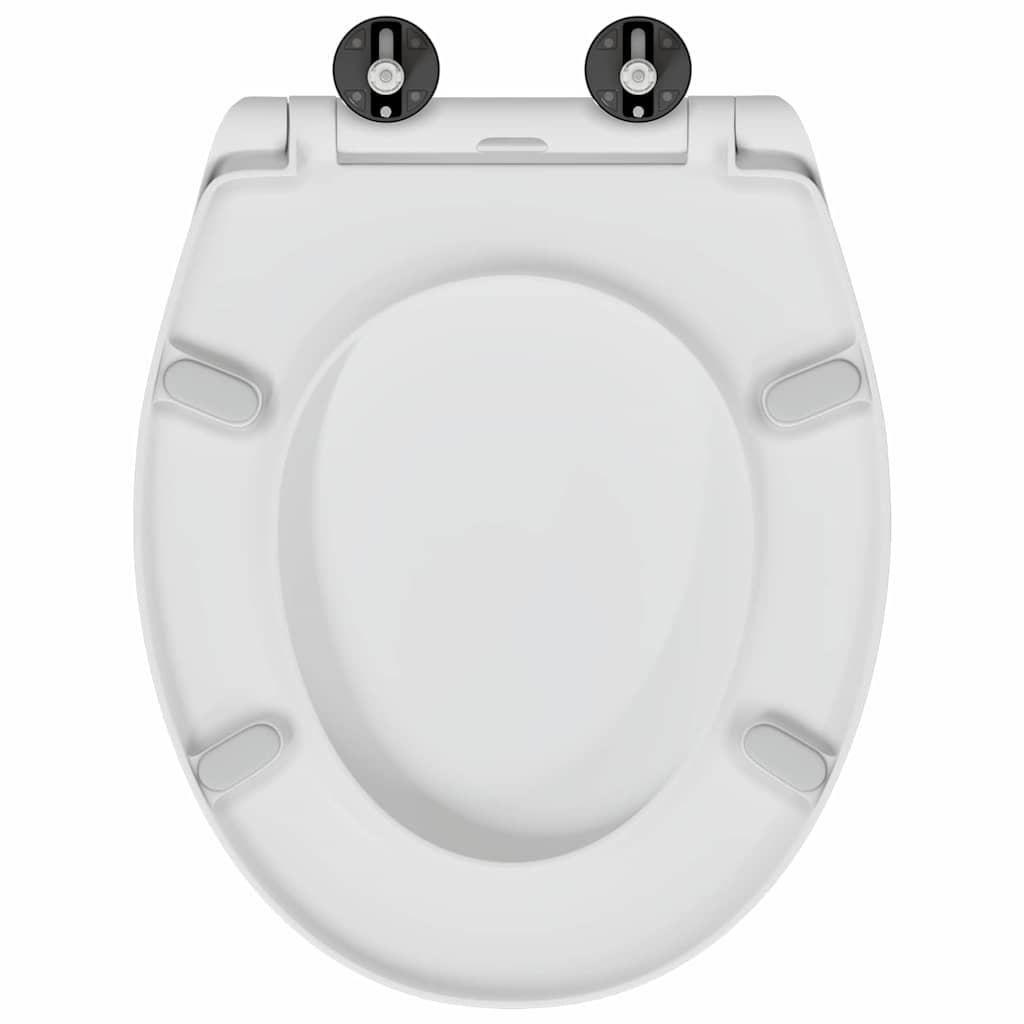 vidaXL Λεκάνη Λευκό 44,8 x 37,3 x 4,2 εκ Δυροπλάστ