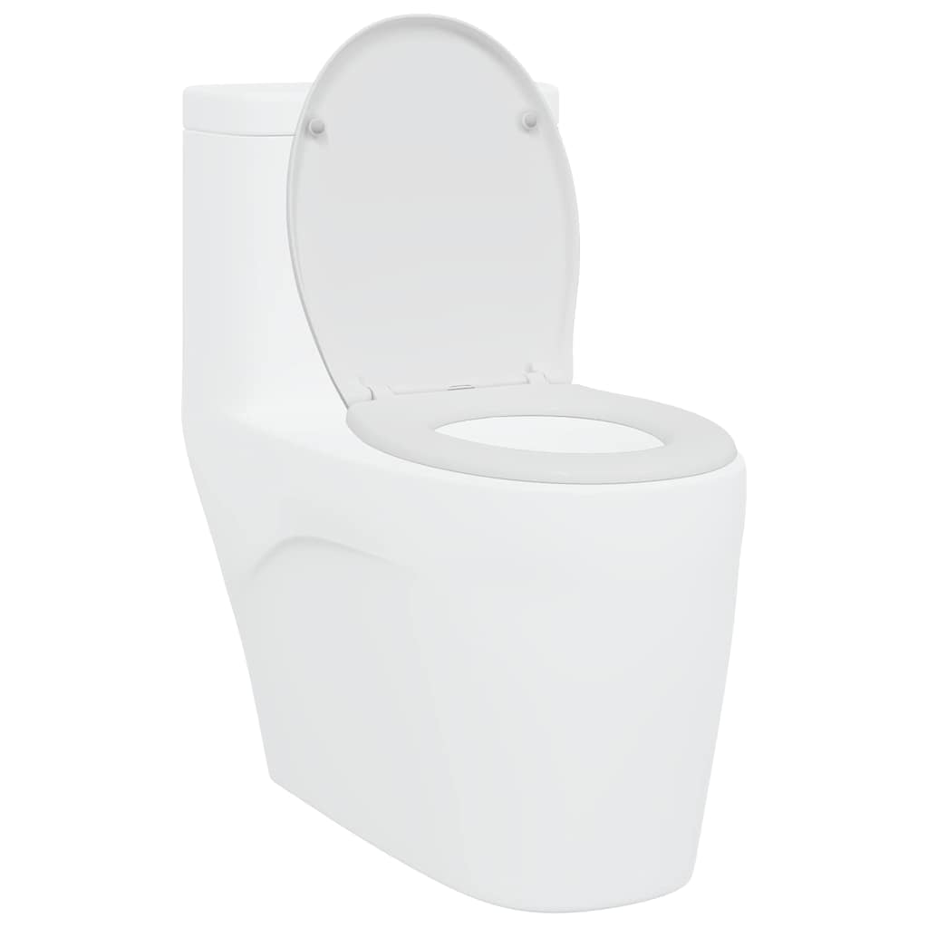 vidaXL Λεκάνη Λευκό 44,8 x 37,3 x 4,2 εκ Δυροπλάστ