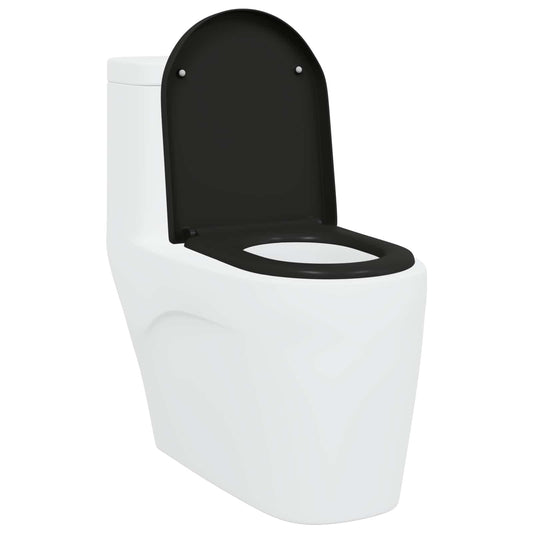 vidaXL Λεκάνη Μαύρο 49 x 36 x 4 εκ Δυροπλάστ