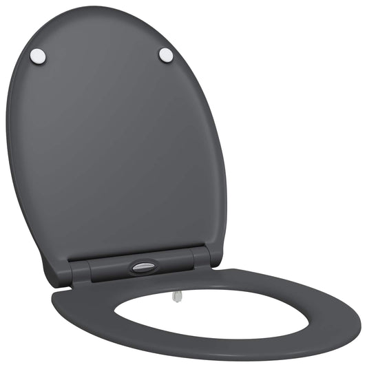 vidaXL Λεκάνη Ανθρακί 47 x 37,5 x 3,8 εκ Δυροπλάστ