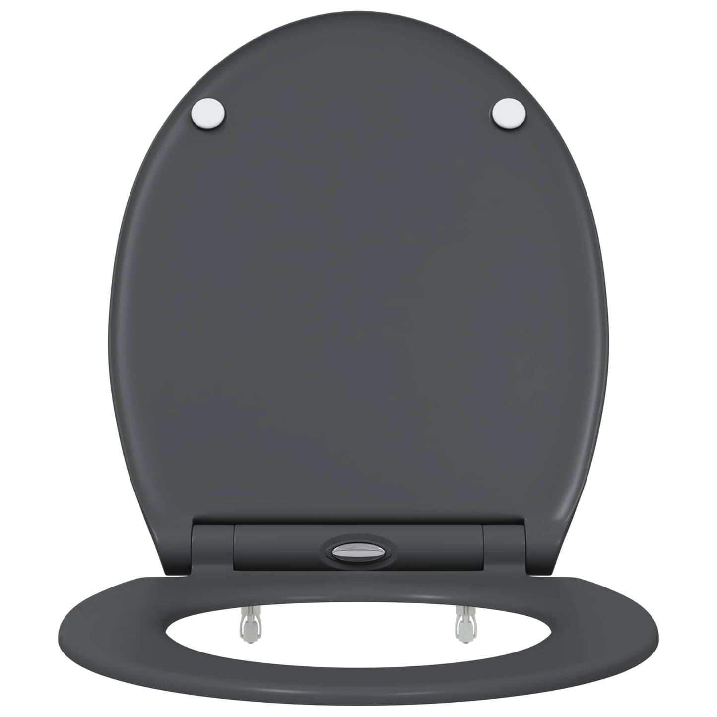 vidaXL Λεκάνη Ανθρακί 47 x 37,5 x 3,8 εκ Δυροπλάστ