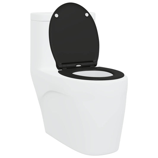 vidaXL Λεκάνη Μαύρο 45,5 x 37,5 x 3,8 εκ. Δυροπλάστ