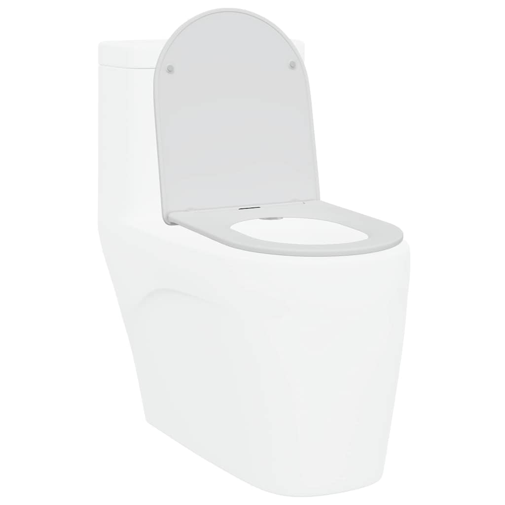 vidaXL Λεκάνη Λευκό 47 x 36 x 3,4 εκ Δυροπλάστ