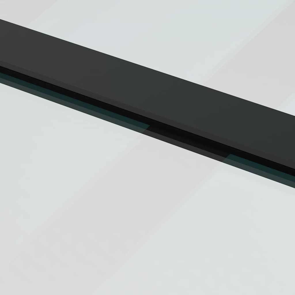 vidaXL Συρόμενη Πόρτα με Μηχανισμό 90x205 εκ. Γυαλί ESG & Αλουμίνιο