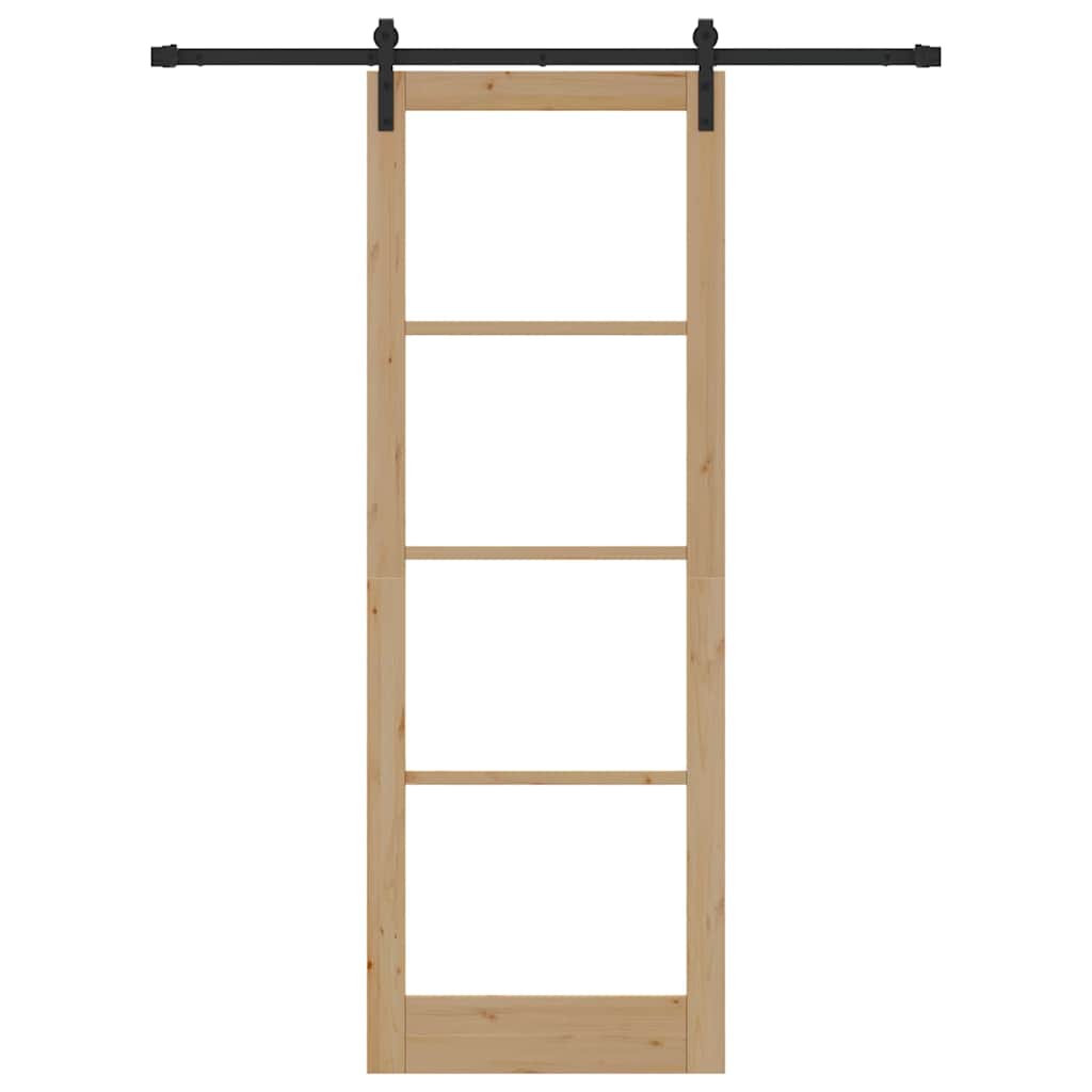 vidaXL Εσωτερική Πόρτα ORKDAL Φυσικό 83 x 232 εκ. Στερεά ξυλεία πεύκου