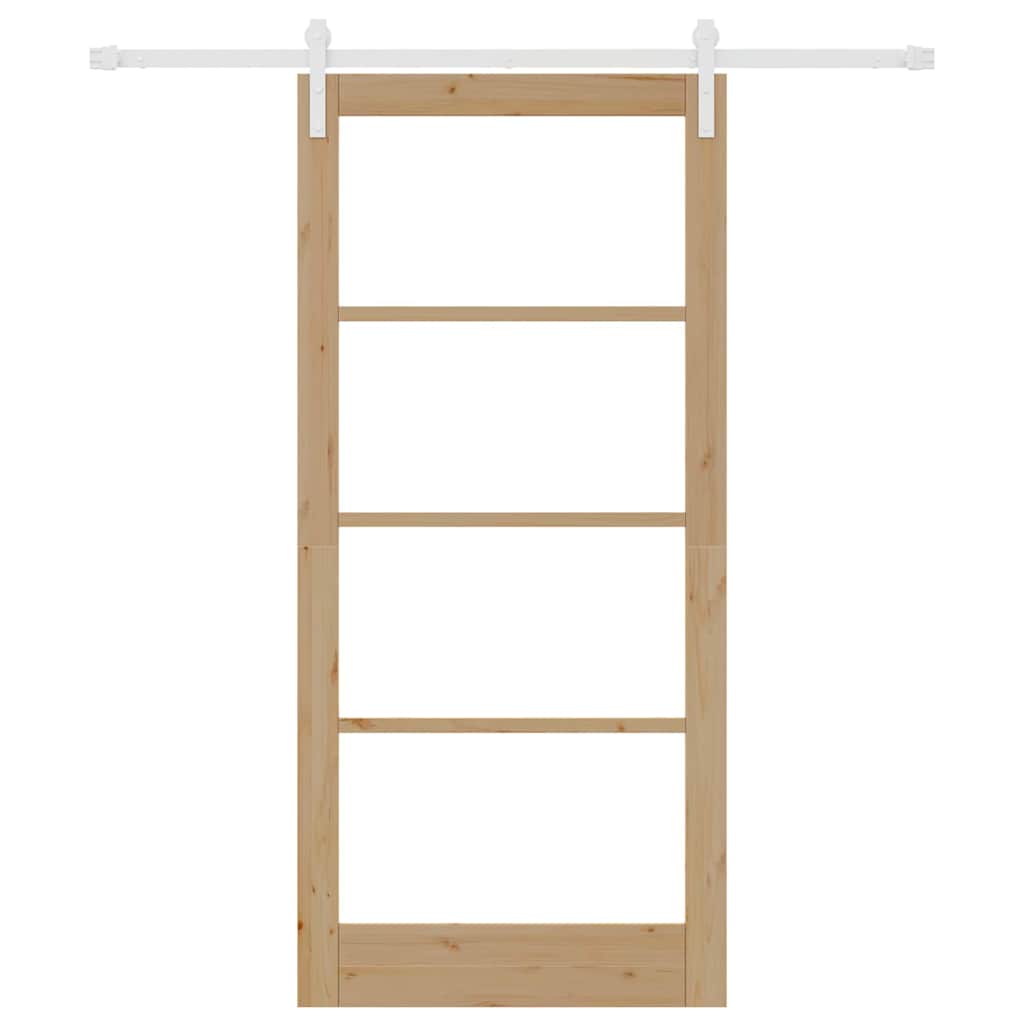 vidaXL Συρόμενη Πόρτα ORKDAL Φυσικό 93 x 202 cm