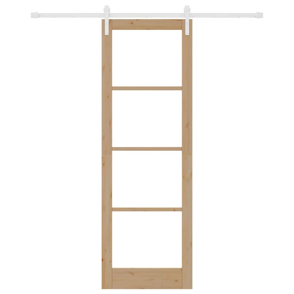 vidaXL Εσωτερική Πόρτα ORKDAL Φυσικό 78 x 232 cm Στερεά ξυλεία πεύκου