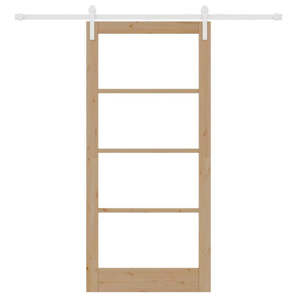 vidaXL Συρόμενη Πόρτα ORKDAL Φυσικό 93 x 202 cm