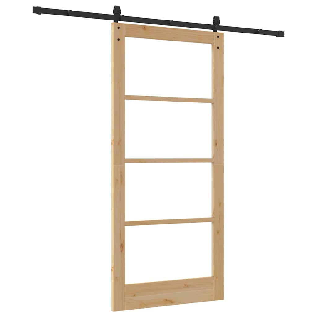 vidaXL Συρόμενη Πόρτα ORKDAL Φυσικό 93 x 202 cm