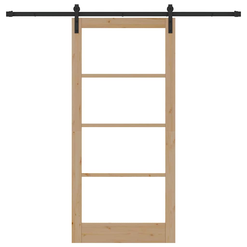 vidaXL Συρόμενη Πόρτα ORKDAL Φυσικό 93 x 202 cm