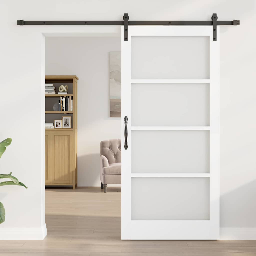 vidaXL Συρόμενη Πόρτα ORKDAL Λευκό 93 x 202 cm