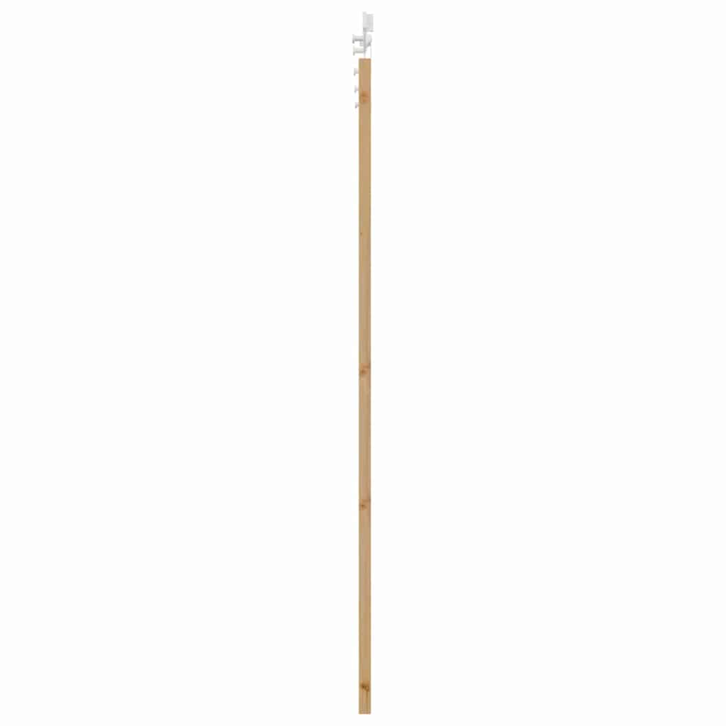 vidaXL Συρόμενη Πόρτα ORKDAL 93 x 202 cm Μασίφ ξύλο πεύκου και γυαλί