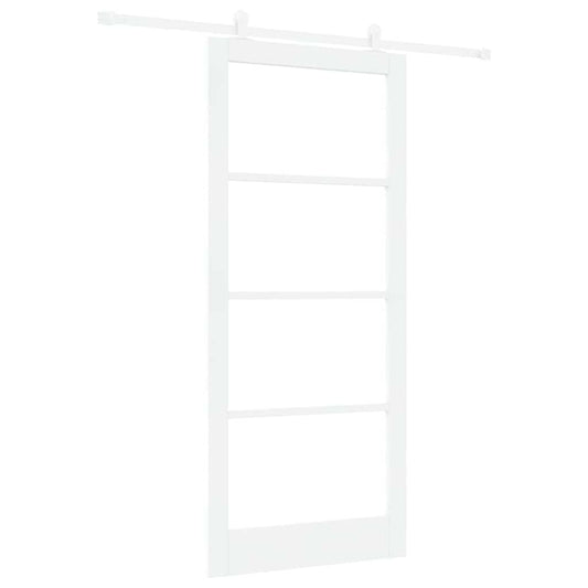 vidaXL Συρόμενη Πόρτα ORKDAL 93 x 211 εκ. Μασίφ ξύλο πεύκου και γυαλί