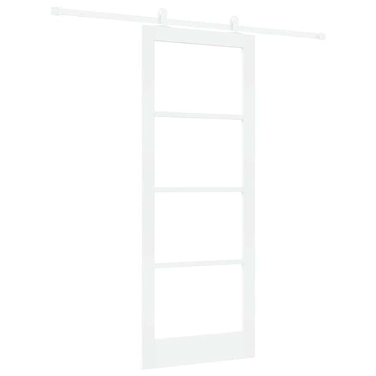 vidaXL Συρόμενη Πόρτα ORKDAL 83 x 211 εκ. Μασίφ ξύλο πεύκου και γυαλί