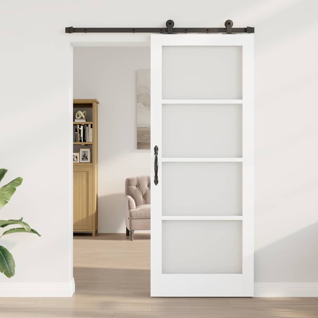 vidaXL Συρόμενη Πόρτα ORKDAL Λευκό 83 x 211 εκ.