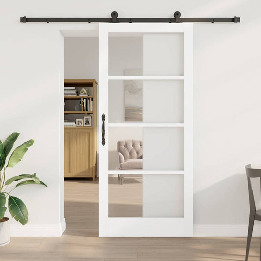 vidaXL Συρόμενη Πόρτα ORKDAL Λευκό 93 x 211 εκ.