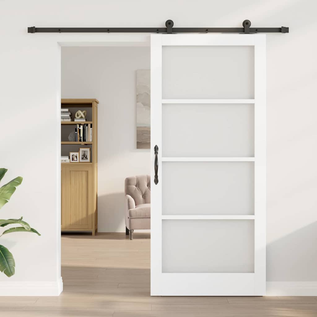 vidaXL Συρόμενη Πόρτα ORKDAL Λευκό 93 x 211 εκ.