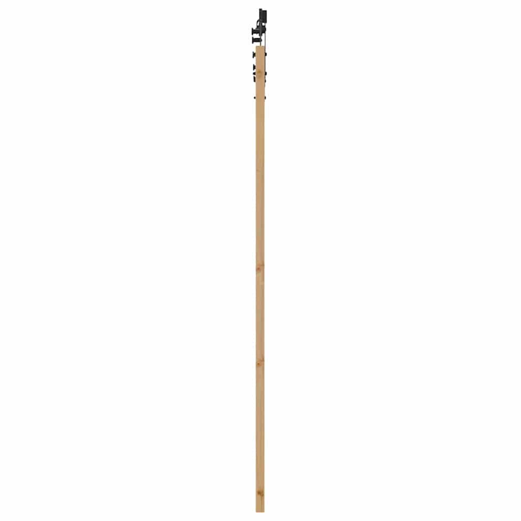 vidaXL Συρόμενη Πόρτα 93 x 202 cm Μασίφ ξύλο πεύκου και γυαλί