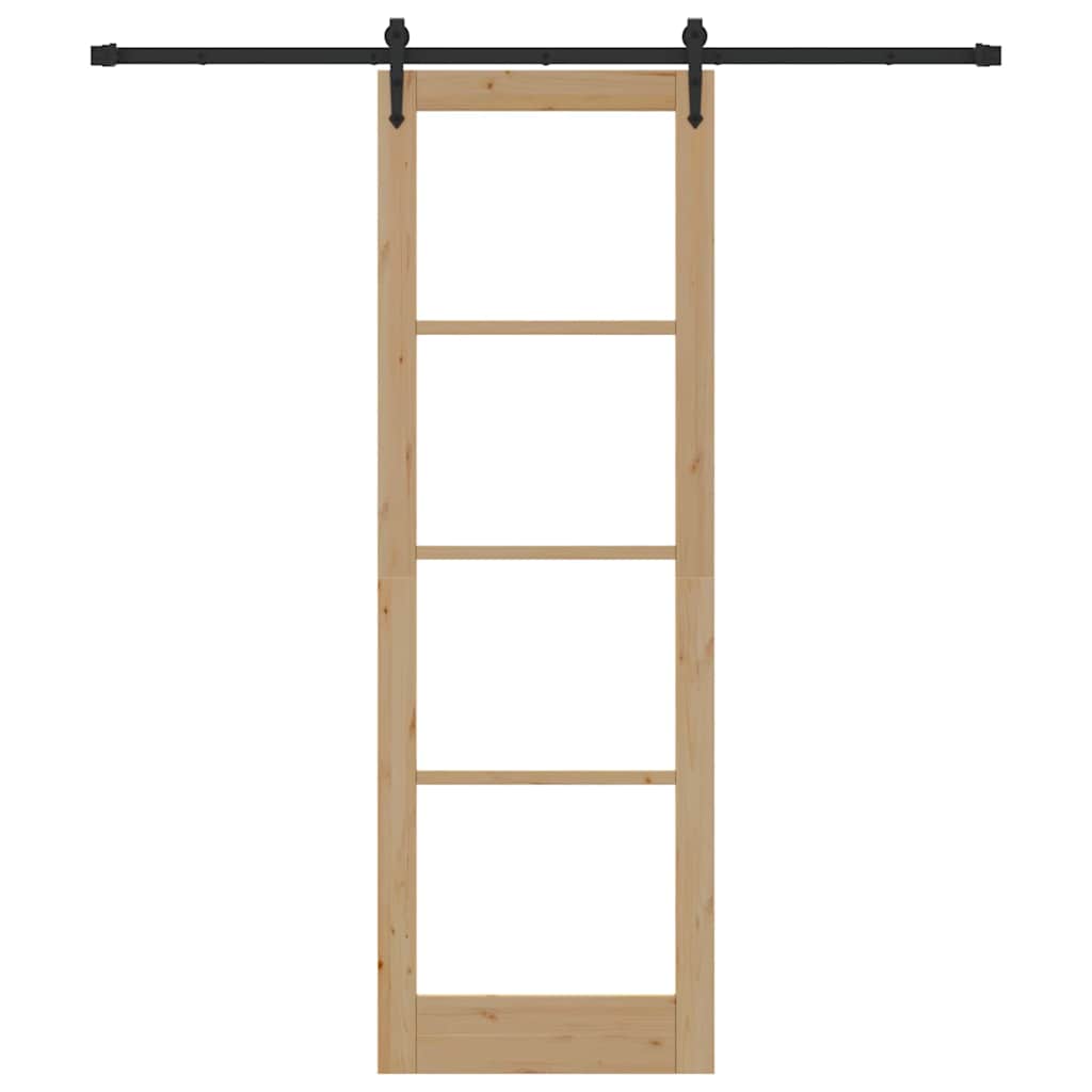 vidaXL Συρόμενη Πόρτα με Σετ Εξαρτημάτων 'ORKDAL'78x232 εκ.