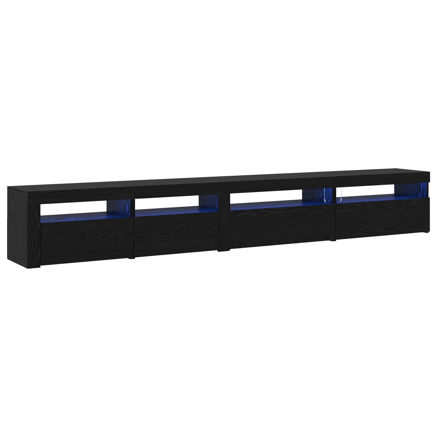 vidaXL Σετ επίπλου τηλεόρασης 3 pcs Μαύρη Οξυά 270 x 35 x 40 εκ