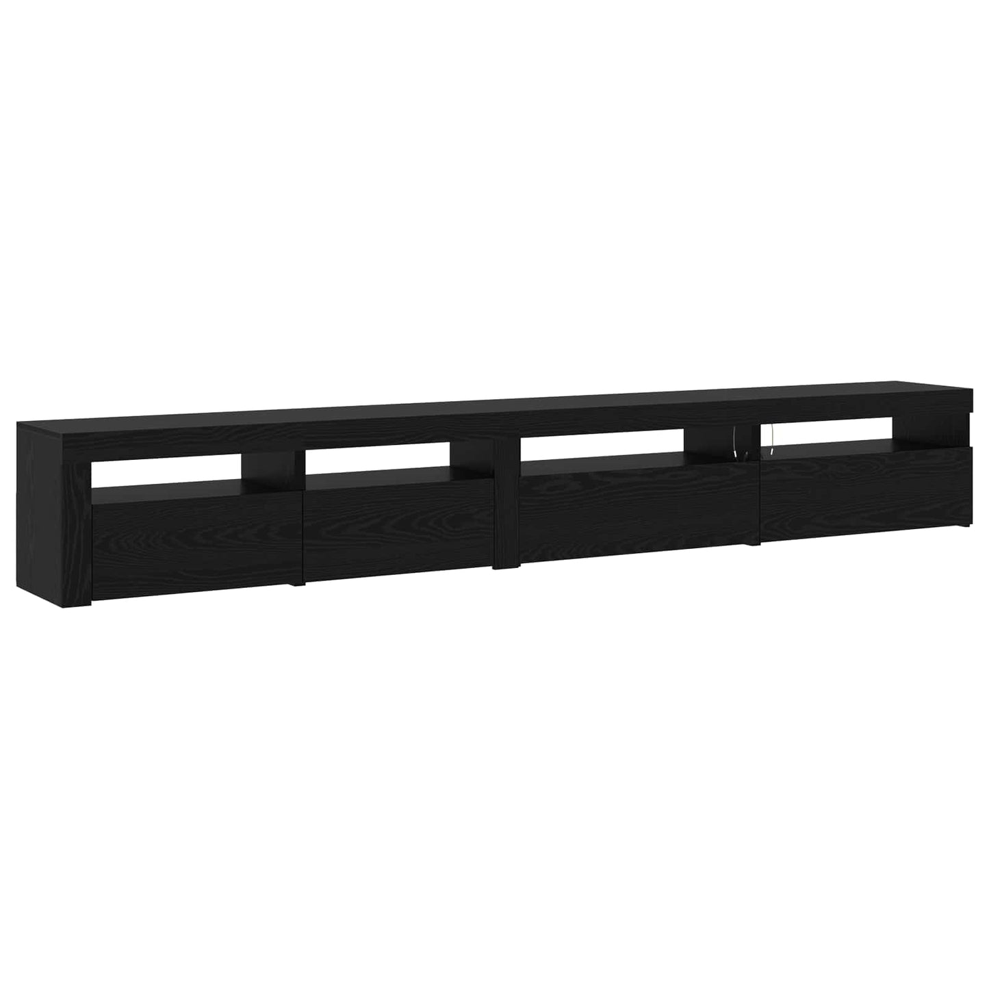 vidaXL Σετ επίπλου τηλεόρασης 3 pcs Μαύρη Οξυά 270 x 35 x 40 εκ