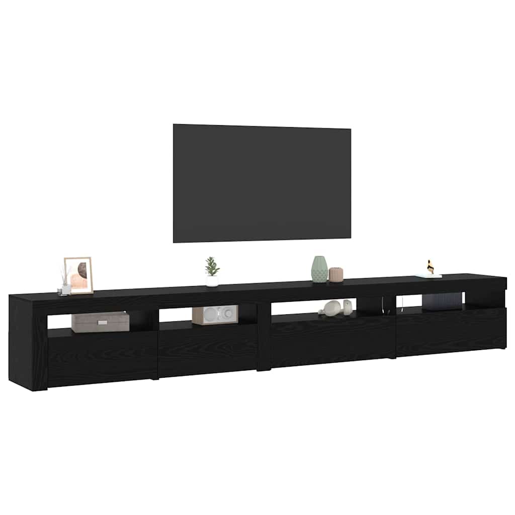 vidaXL Σετ επίπλου τηλεόρασης 3 pcs Μαύρη Οξυά 270 x 35 x 40 εκ
