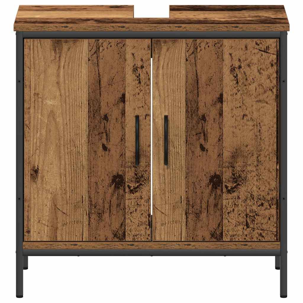 vidaXL Σετ Επίπλων Μπάνιου με αποθήκευση 2 pcs Καφέ 60 x 30 x 60 cm