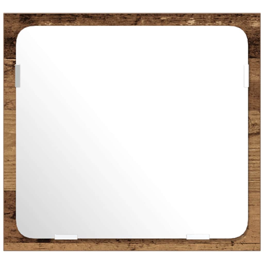 vidaXL Σετ Έπιπλα Μπάνιου Επιτοίχιο 3 pcs Παλιό Ξύλο 41 x 38.5 x 46 cm