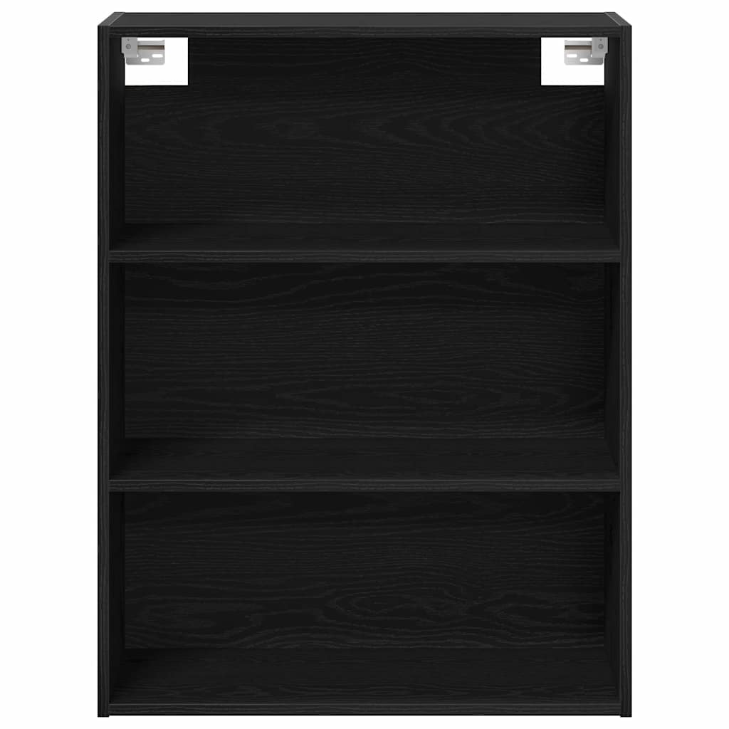 vidaXL Highboard 2 pcs Μαύρη Οξυά Επεξεργασμένο ξύλο