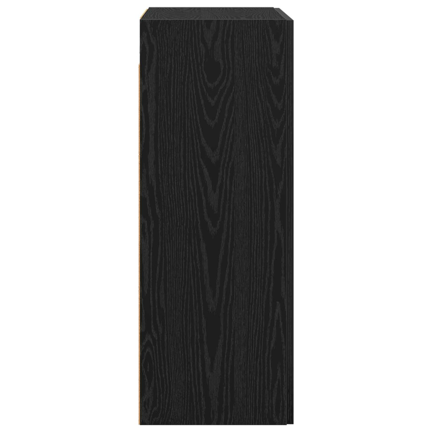 vidaXL Ντουλάπες 2 τεμάχια Μαύρη Δρυς 69,5x34x180 εκ. από Επεξεργασμένο Ξύλο