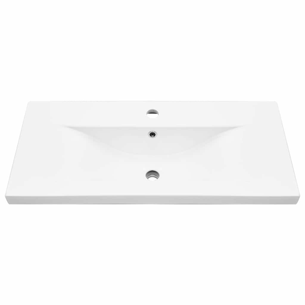 vidaXL Ντουλάπα νιπτήρα με λεκάνη 2 pcs Παλαιό ξύλο 80 x 38.5 x 48 cm