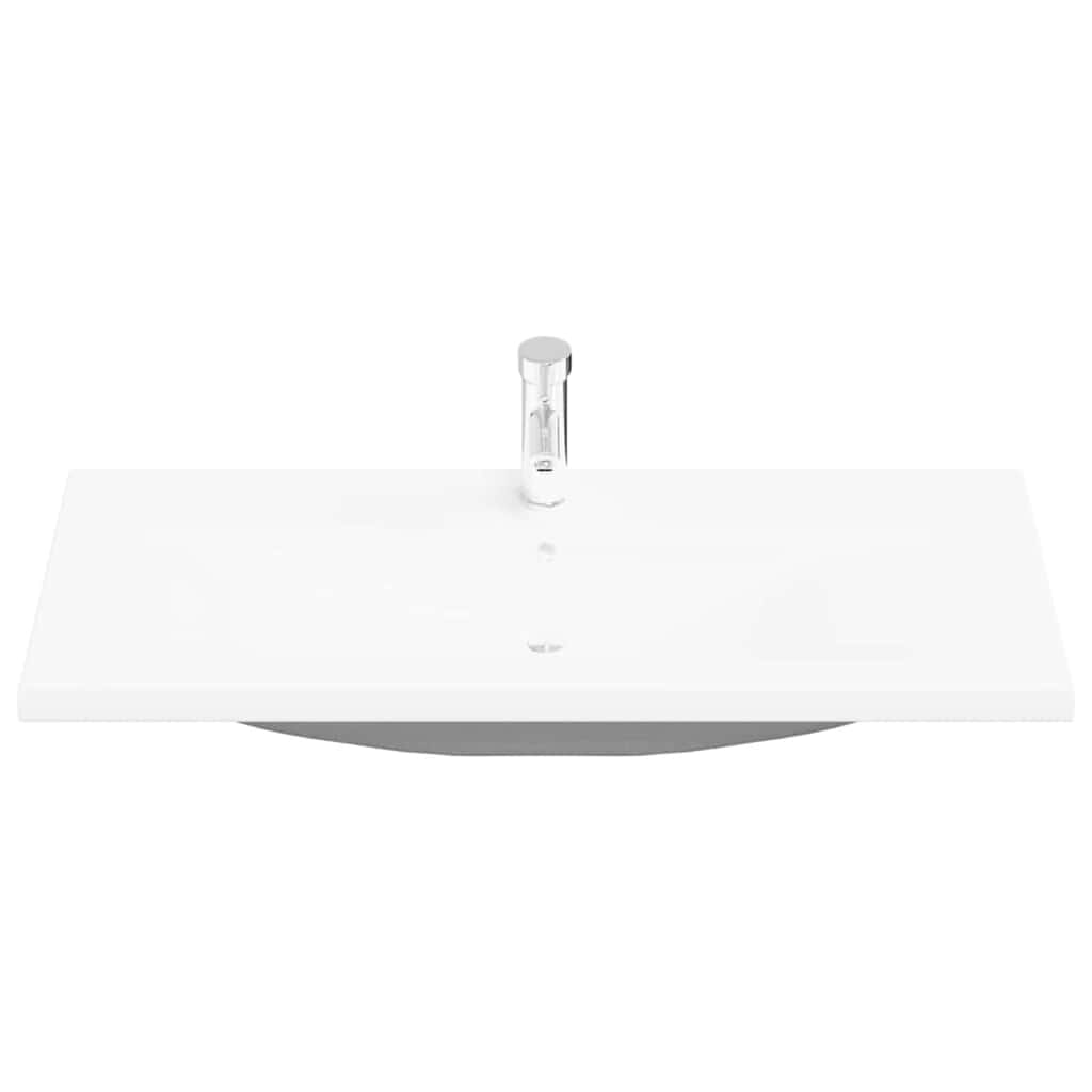 vidaXL Ντουλάπα Νεροχύτη Επιτοίχιο Μαύρη δρυς 100 x 39 x 62 εκ