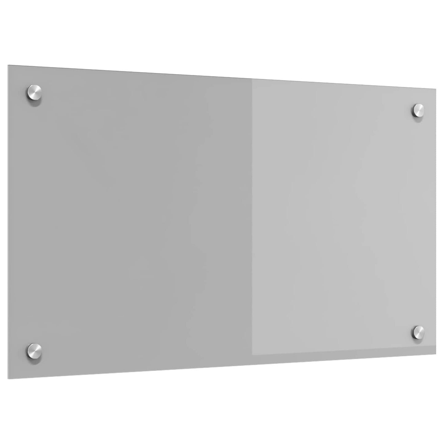 vidaXL Πίσω Πάνελ Κουζίνας Ανοιχτό γκρι 70 x 40 cm σκληρυμένο γυαλί
