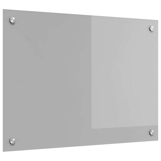 vidaXL Πίσω Πάνελ Κουζίνας Ανοιχτό γκρι 70 x 50 cm σκληρυμένο γυαλί