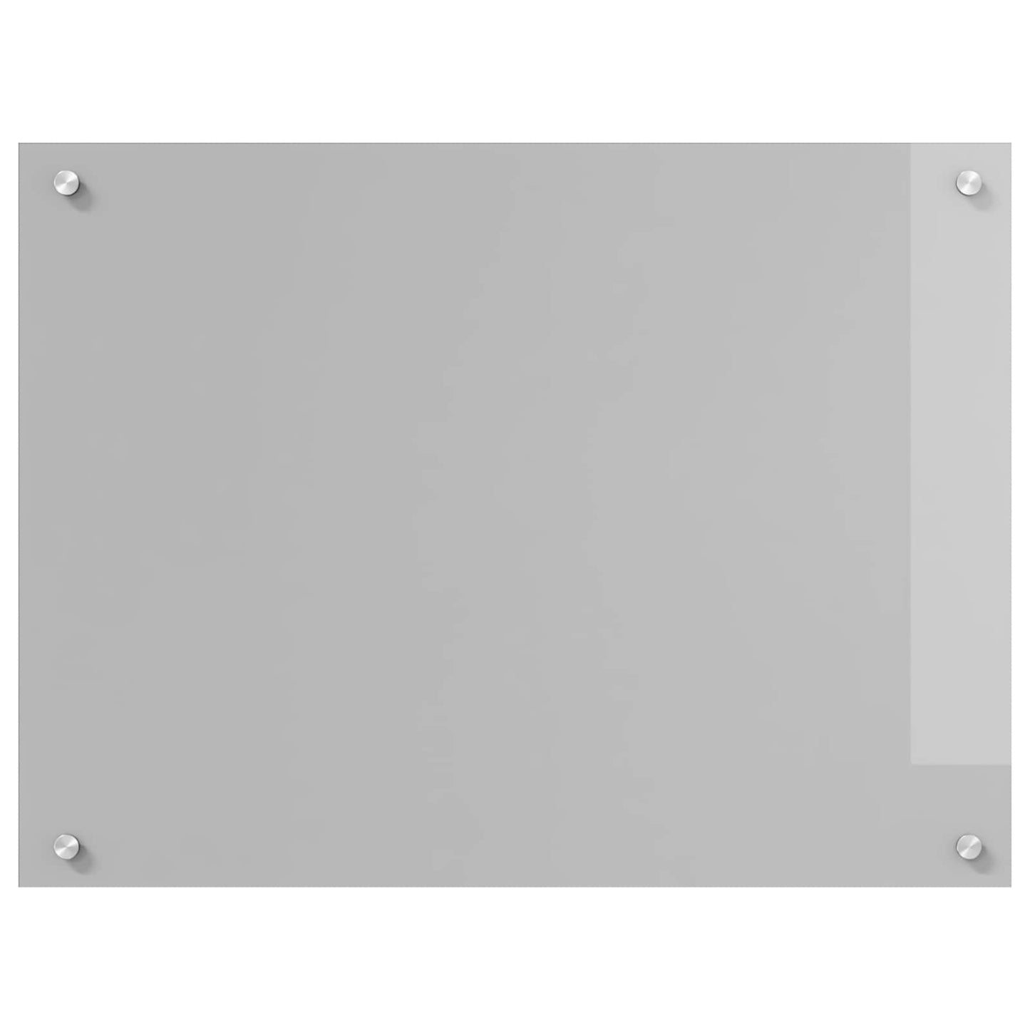 vidaXL Πλάτη κουζίνας Ανοιχτό γκρι 80 x 60 cm σκληρυμένο γυαλί