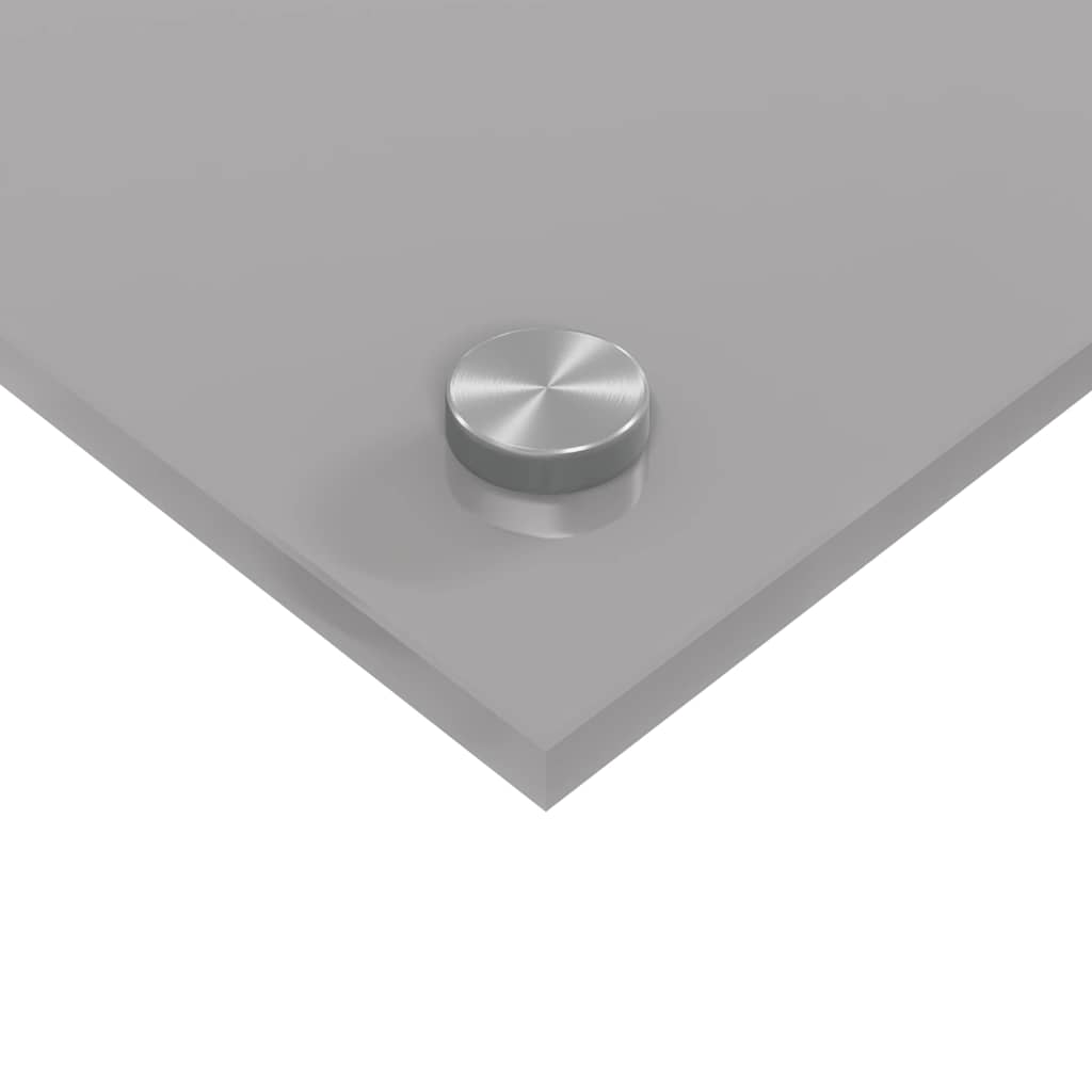 vidaXL Πλάτη κουζίνας Ανοιχτό γκρι 100 x 60 cm σκληρυμένο γυαλί