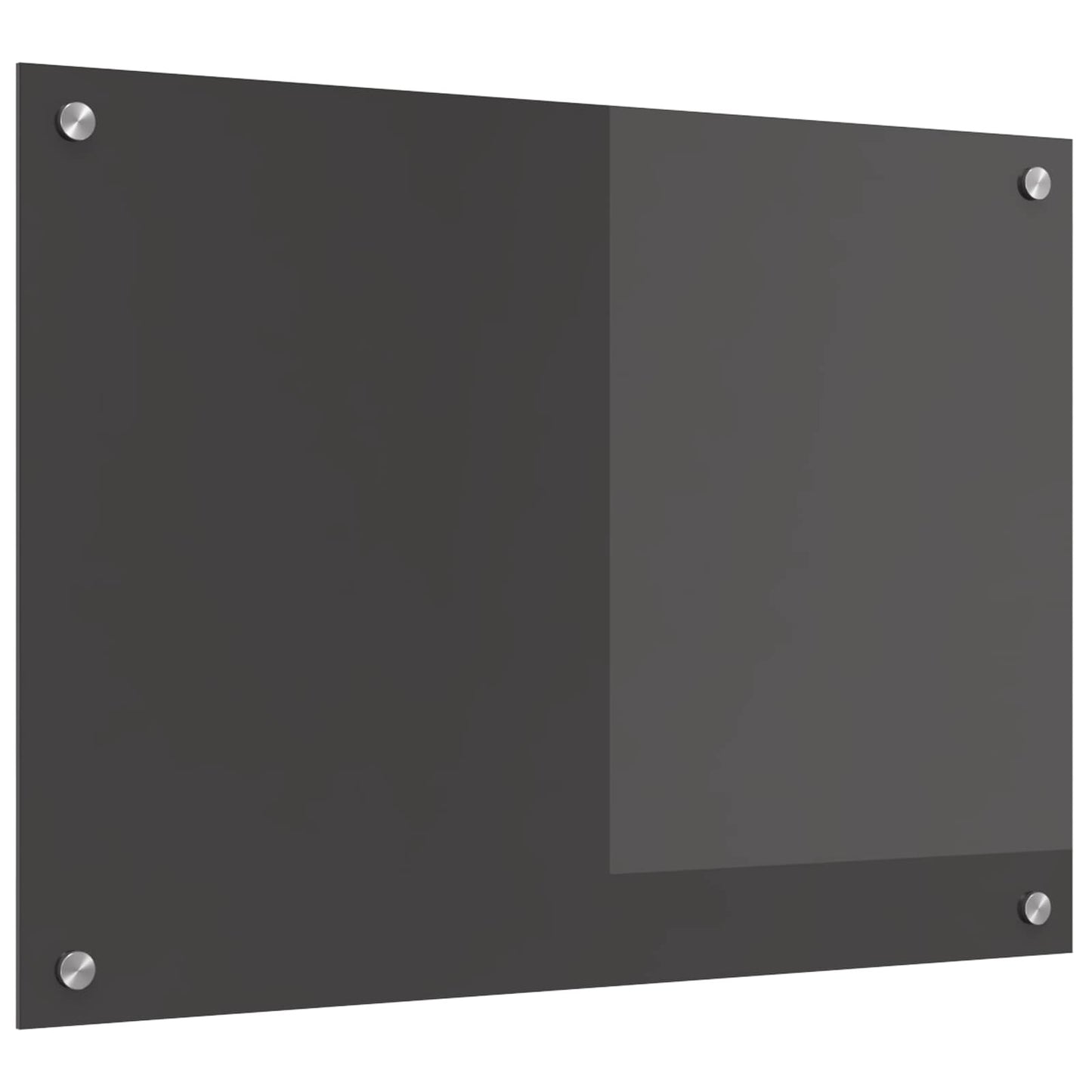 vidaXL Πλάτη κουζίνας Σκούρο Γκρι 70 x 50 cm σκληρυμένο γυαλί