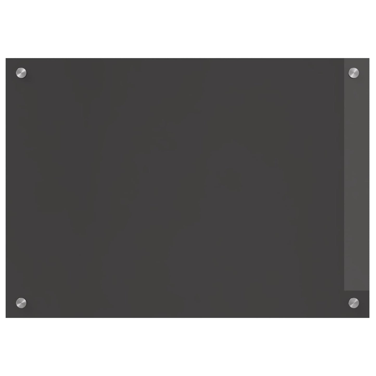 vidaXL Πλάτη κουζίνας Σκούρο Γκρι 70 x 50 cm σκληρυμένο γυαλί