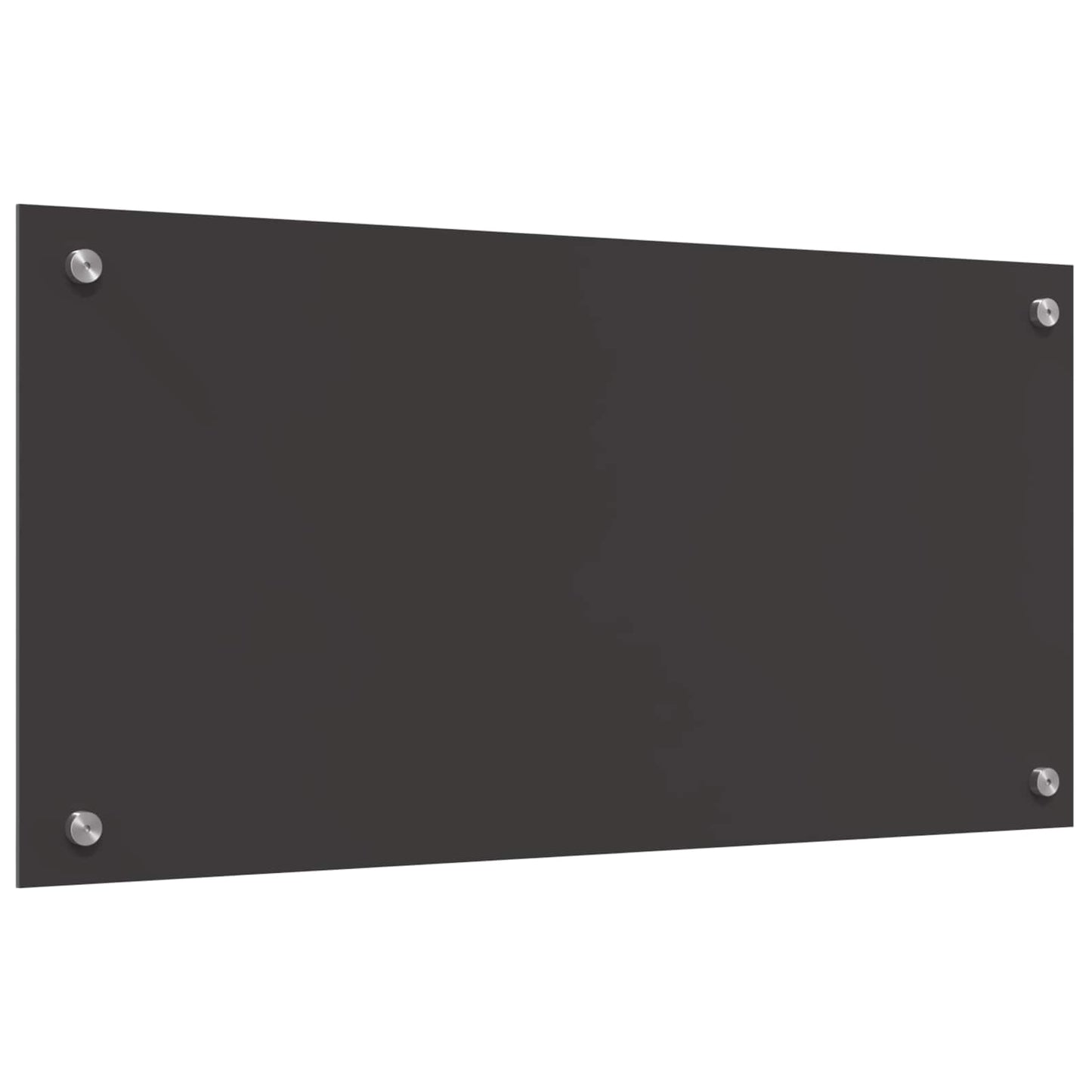 vidaXL Πλάτη κουζίνας Σκούρο Γκρι 80 x 40 cm σκληρυμένο γυαλί