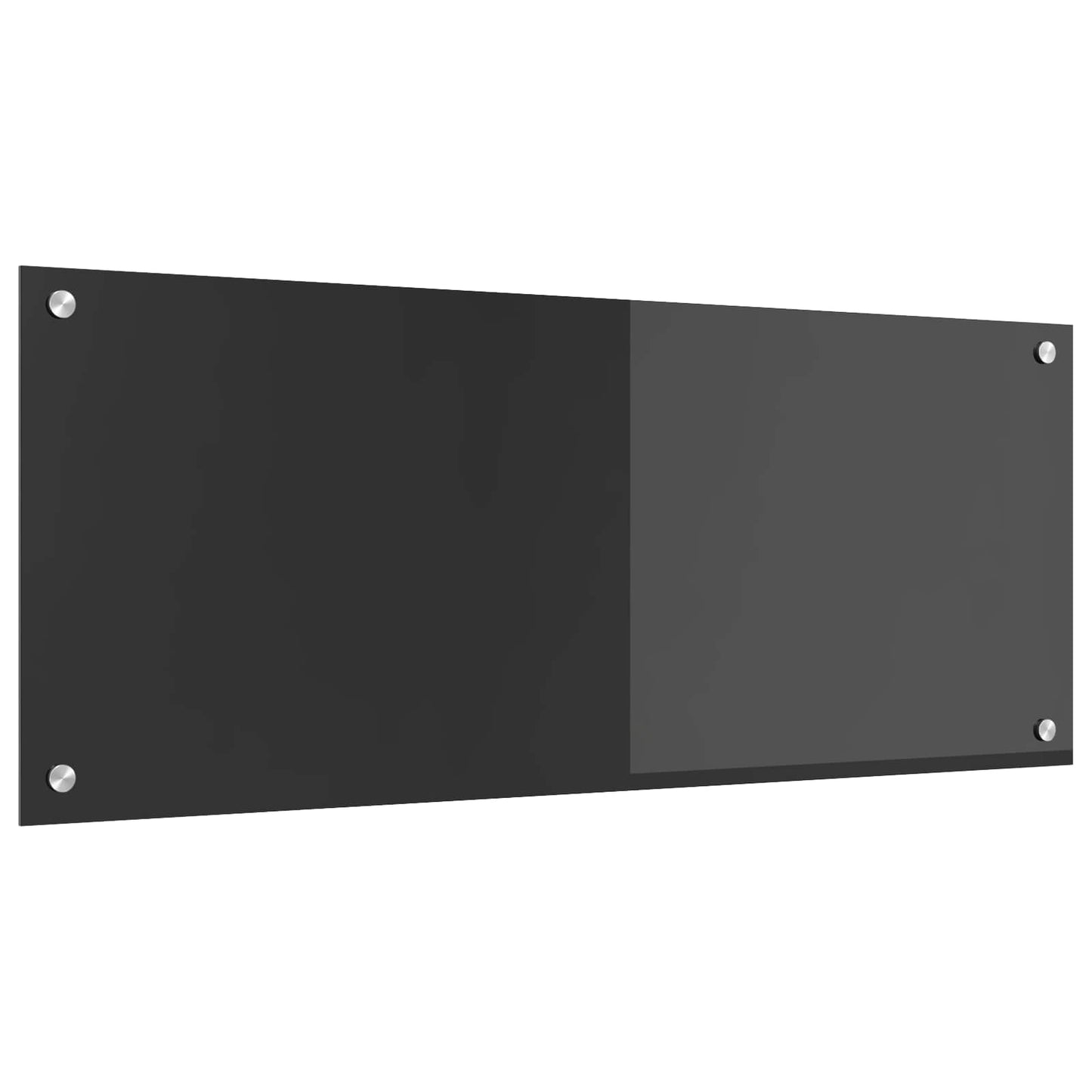 vidaXL Πλάτη κουζίνας Σκούρο Γκρι 100 x 40 cm σκληρυμένο γυαλί