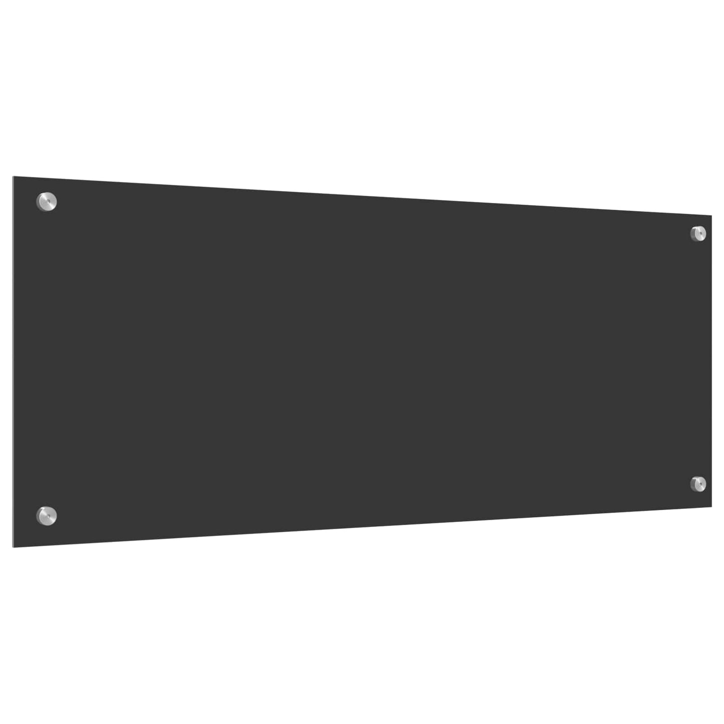vidaXL Πλάτη κουζίνας Σκούρο Γκρι 100 x 40 cm σκληρυμένο γυαλί