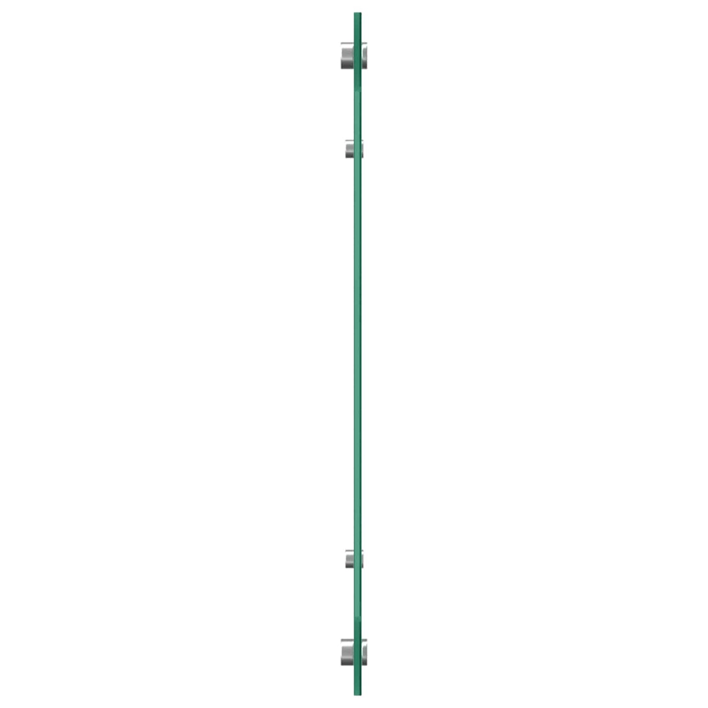 vidaXL Πίσω Πάνελ Κουζίνας Λευκό 110 x 40 cm σκληρυμένο γυαλί